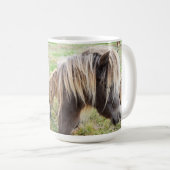 Tan gekleurde Shetland Pony, Koffiemok (Voorkant rechts)