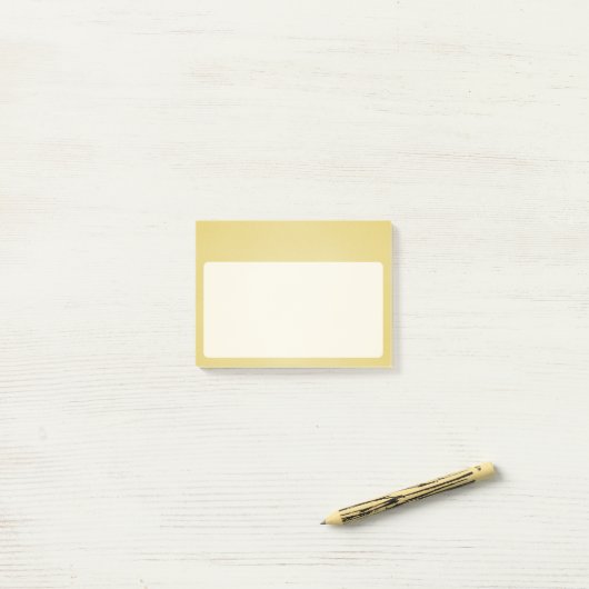 Tan Grainy Texture Kijk Post-it® Notes (Op bureau)
