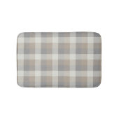 Tan Grey Ivory Neutral Rustic Pset Badmat (Voorkant)