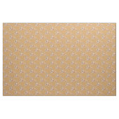 Tan Greyhound Running Dog Art Fabric Stof (Fat Quarter)