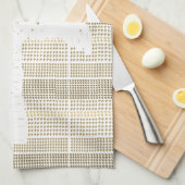 TAN Grid met PALM Keukenhanddoeken (Quarter Fold)