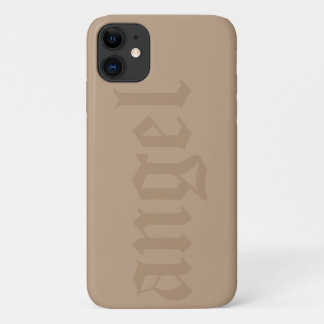 tan grote engel die een telefooncel leest Case-Mate iPhone case