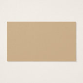 Tan Handmade Wash Instructions Social Media Visitekaartje (Achterkant)