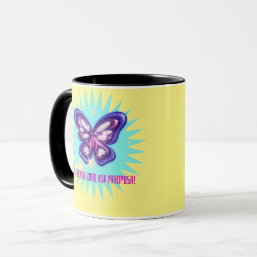 Tan hermosa como mariposa mok (Voorkant links)