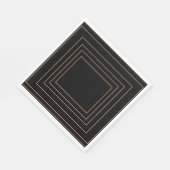 Tan Interior Square Design Servet (Hoek)