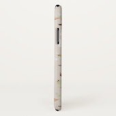 Tan Italy Terrazzo Tile Monogrammed Case-Mate iPhone Case (Achterkant / rechts)