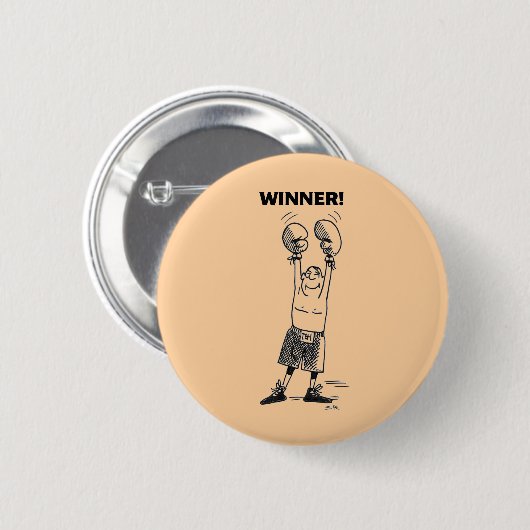Tan-knop voor winnaar ronde button 5,7 cm (Voorkant /achterkant)