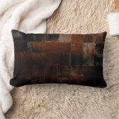 Tan Koeienhuid Patchwork Print Cushion Kussen (Deken)