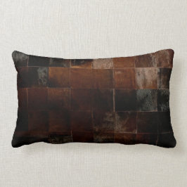 Tan Koeienhuid Patchwork Print Cushion Kussen