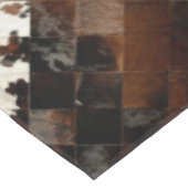 Tan Koeienhuid Patchwork Print Tafelkleed (Gekanteld)