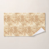  Tan Landscape Toile w/Urns en Kolommen Bad Handdoek (Handdoek)