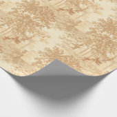  Tan Landscape Toile w/Urns en Kolommen Cadeaupapier (Hoek)