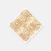 Tan Landscape Toile w/Urns en Kolommen Servet (Hoek)