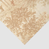 Tan Landscape Toile w/Urns en Kolommen Tissuepapier (Detail)