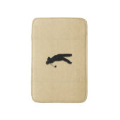 Tan Leather Look Golf Badmat (Voorkant Verticaal)