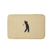 Tan Leather Look Golf Badmat (Voorkant)