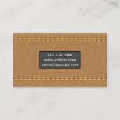 Tan Leather | Stitlement | Visitekaartje (Achterkant)