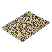 Tan Leopard Print Notitieboek (Linkerzijde)