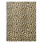 Tan Leopard Print Notitieboek (Voorkant)