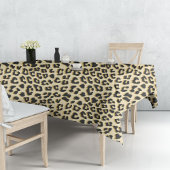 Tan Leopard Print Tafelkleed