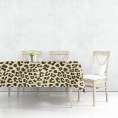Tan Leopard Print Tafelkleed