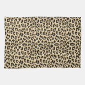 Tan Leopard Print Theedoek (Horizontaal)
