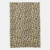 Tan Leopard Print Theedoek (Verticaal)