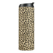 Tan Leopard Print Thermosbeker (Gedraaid links)