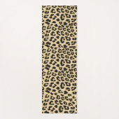 Tan Leopard Print Yogamat (Voorkant)
