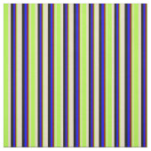 Tan, Light Green, Maroon, Blue en Black Colour Stof (Swatch)