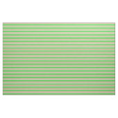 Tan, Lime Green en White Stripes Pattern Stof (Yard (91,4 cm))