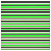 Tan, Limoen, Mint Cream en Black Lined Pattern Stof (Swatch)