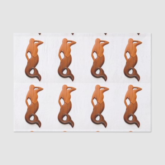 tan look mermaids tissuepapier (Voorkant)