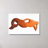 tan look-out-zeemeermin canvas afdruk (Voorkant)