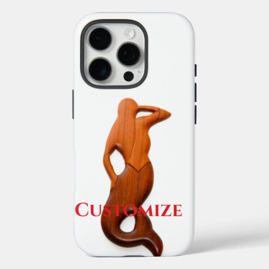 tan look-out-zeemeermin Case-Mate iPhone case (Achterkant)