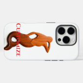 tan look-out-zeemeermin Case-Mate iPhone case (Achterkant (horizontaal))