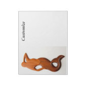 tan look-out-zeemeermin notitieblok (Linkerzijde)