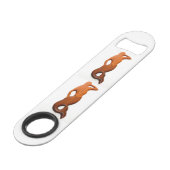 tan look-out-zeemeermin speed flessenopener (Achterkant Gekanteld)