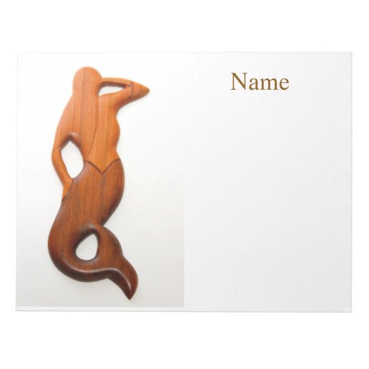 Tan lookout mermaid Thunder_Cove Notitieblok (Voorkant)