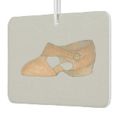 Tan Lyrical Shoe Dance Teacher Personalized Gift Luchtverfrisser (Links)