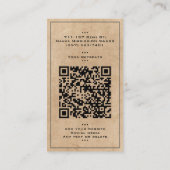 Tan Mandala Yoga Reiki Healing Meditatie Natuurlij Visitekaartje (Achterkant)