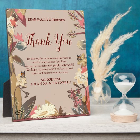 Tan - Marsala Wijn en draai van roze huiden Fotoplaat (Zijkant)