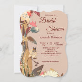 Tan - Marsala Wijn en draai van roze huiden Kaart (Voorkant)