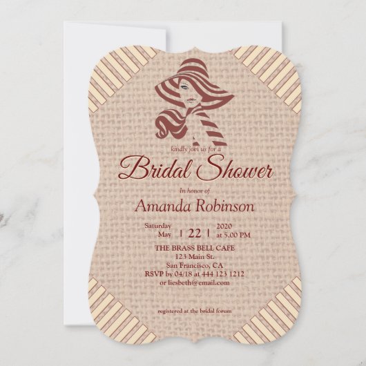 Tan - Marsala Wine en getextureerd uit roze Kaart (Voorkant)