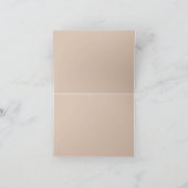 Tan - Marsala Wine - Modern Hues Dank u Bedankkaart (Binnen)