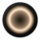 Tan met Bright Halo Moon Effect Ceramic Pull Keramische Knop (Voorkant)