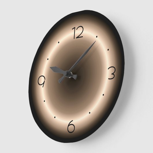 Tan met helder halo-effect in crème grote klok (Hoek)