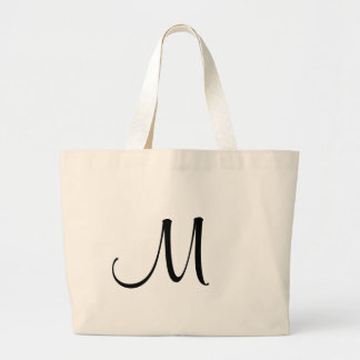 Tan met zwart monogram grote tote bag