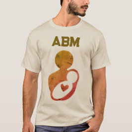 Tan Mother Baby ABM Peace Love Breastmilk T-shirt