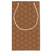 Tan Native American Kijk Kaleidoscope Pattern Klein Cadeauzakje (Achterkant)